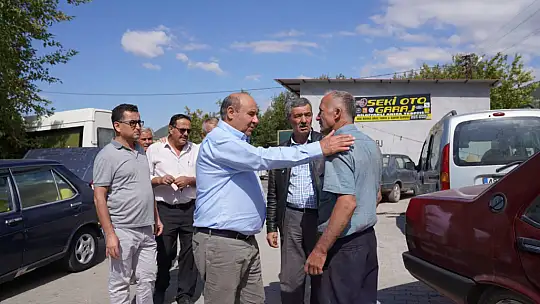 VATANDAŞLARDAN BAŞKAN OTGÖZ'E 'TAM DESTEK' MESAJI
