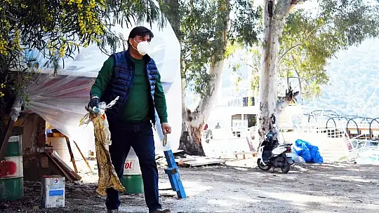 5 bin 600 kg çöp toplandı