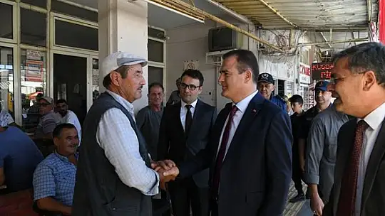 Vali İdris Akbıyık'ın Yatağan Ziyareti