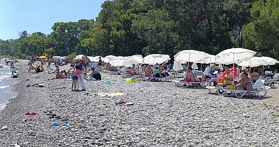 Fethiye'nin En Uygun Şezlongları Akmaz Halk Plajı'nda