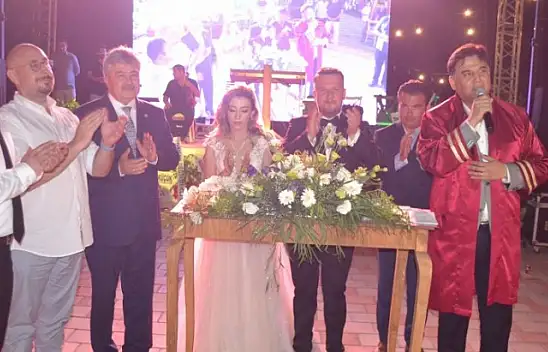 Ali Fatih Çoban rüya gibi bir düğünle dünya evine girdi