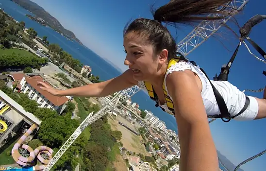 'Bungee Jumping' heyecanı artık Çalış'ta