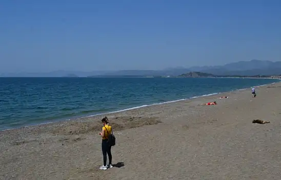 ÇALIŞ SAHİLİ'NDE MOTORSİKLET SORUNU