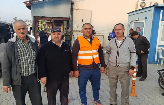 Çiftçiler lokma döktürdü