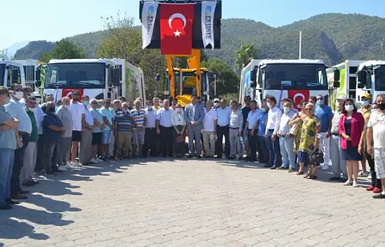 Fethiye Belediyesi araç filosuna 38 adet yeni araç kattı