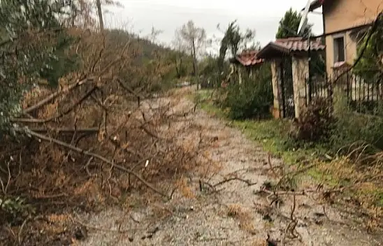 Fethiye'de etkili yağış