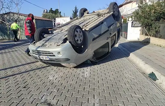 Fethiye'de trafik kazası, 1 yaralı