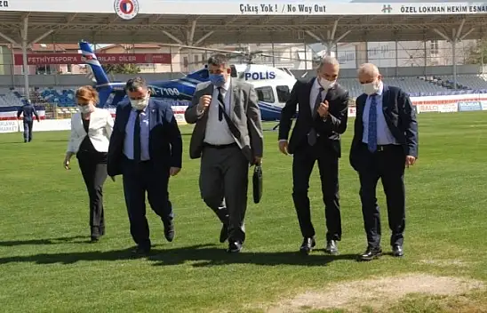 Fethiye hudut kapısını incelemeye geldiler