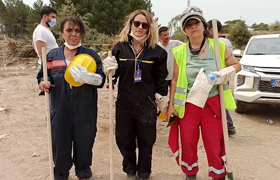 Gönüllüler yangın bölgelerine seferber oldular