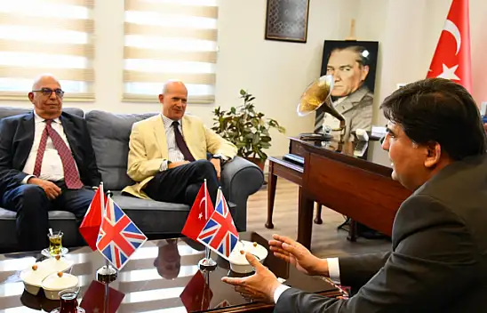 İNGİLİZ BÜYÜKELÇİ'DEN FETHİYE BELEDİYESİ'NE ZİYARET