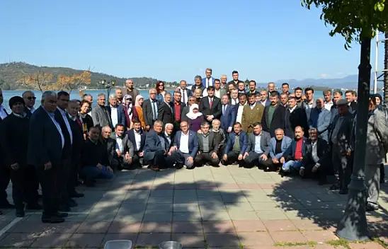 KARACA MUHTARLARLA BULUŞTU