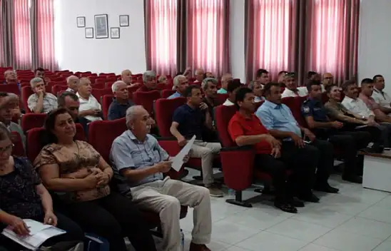 KAYMAKAM BALCI, MUHTARLAR VE DAİRE AMİRLERİ İLE TOPLANTI YAPTI