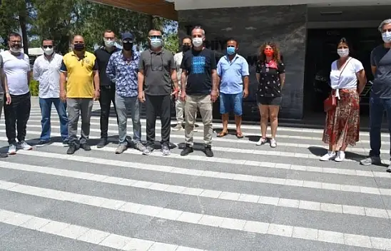 SAHİL BANDI İŞLETMECİLERİ ZİYARETTE BULUNDU