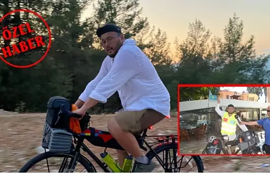 Türkiye Turuna Çıkan Kazak Bisikletçi Fethiye'de