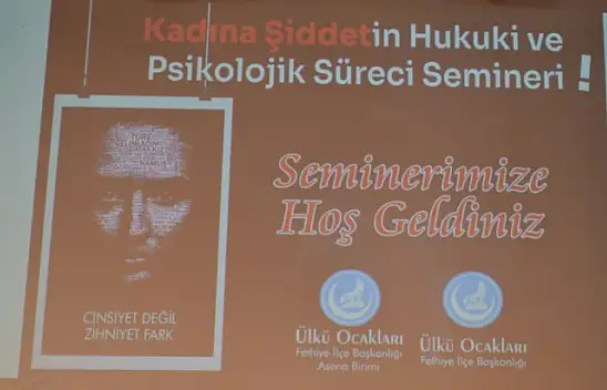 Ülkü Ocakları'ndan kadına şiddet semineri
