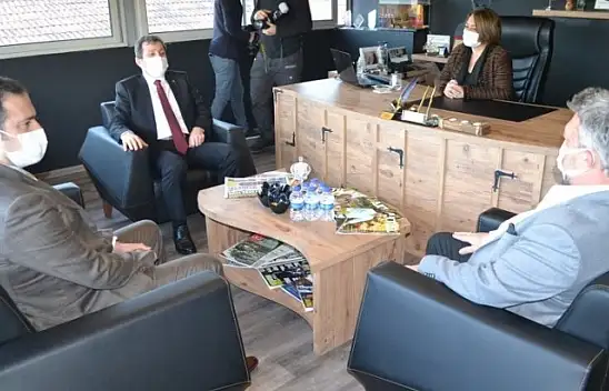 Vali Tavlı'dan İGD ve SED Medya'ya ziyaret