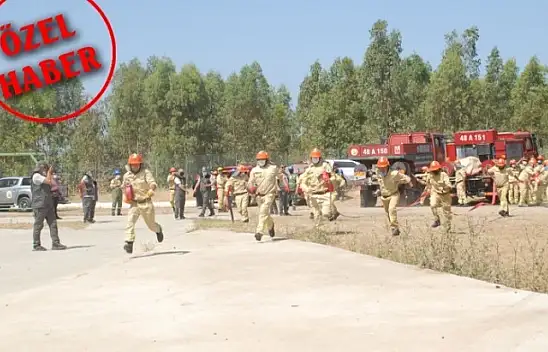 Yangın ekiplerine işbaşı eğitim Tatbikatı