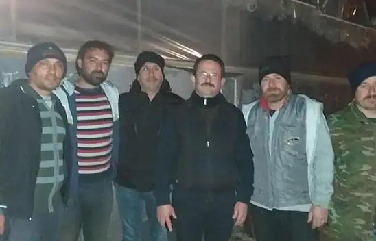 Başkan Öztürk, üreticiyle don nöbetindeydi