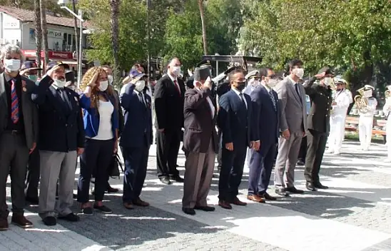 Fethiye'de Gaziler Günü Törene Kutlandı