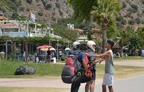 Kaçak yapılan yamaç paraşütüne dikkat!