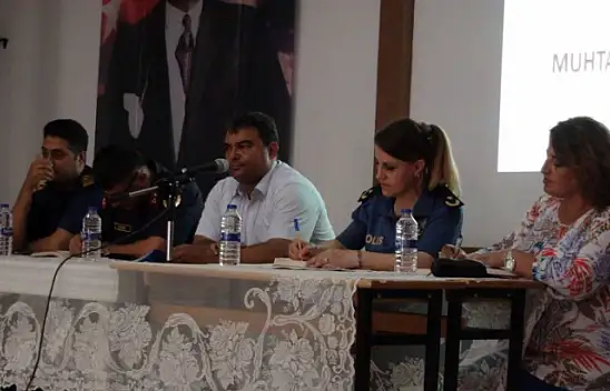 Kaymakam Balcı, muhtarlar ve daire amirleri ile toplantı yaptı