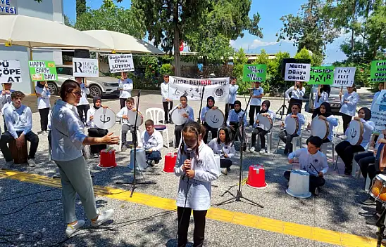 Müzikle çevre sevgisini anlattılar