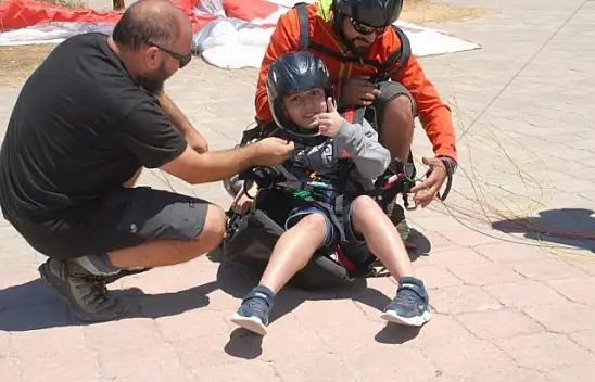 Özel öğrencilere çifte adrenalin yaşatıldı