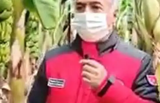 Sarıkaya'dan muz üreticisine ziyaret