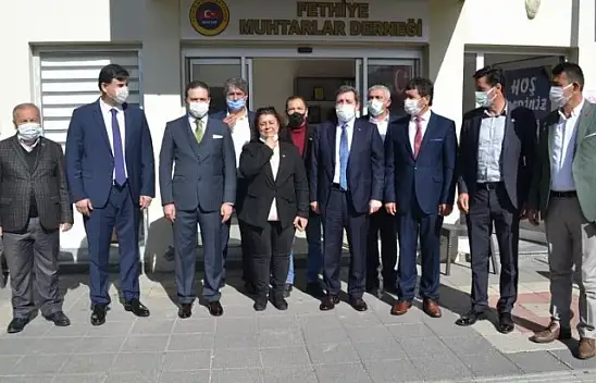 Vali Tavlı Fethiye'de ziyaretlerde bulundu