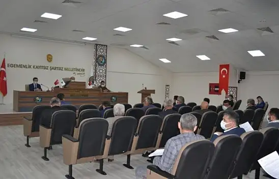 Yeni hizmet binasında ilk meclis toplantısı