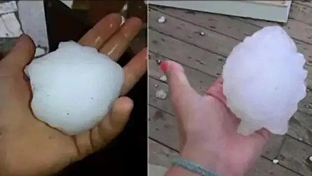 Bir Yanda 'Aşırı Sıcaklar' Diğer Yanda Dolu Yağışı