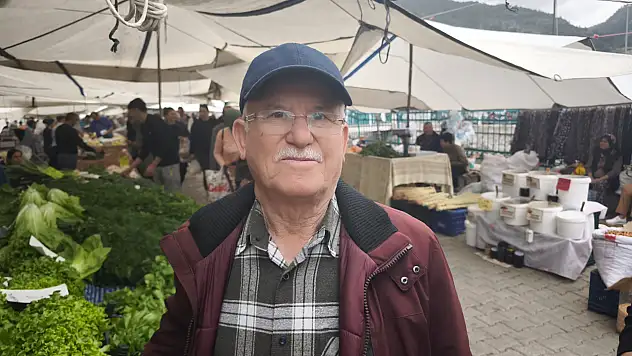 Denizli'den Fethiye'ye gelen vatandaştan Cuma Pazarı yorumu