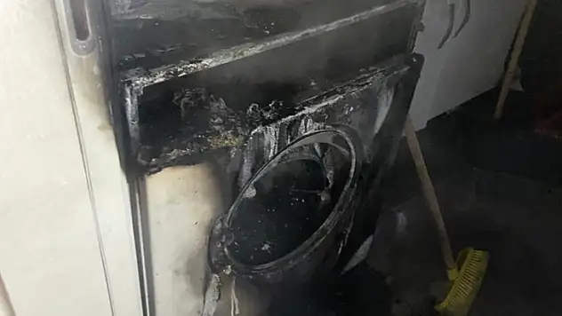 EV YANGINI EŞYALARA ZARAR VERDİ