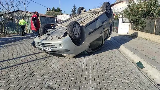 Fethiye'de trafik kazası, 1 yaralı
