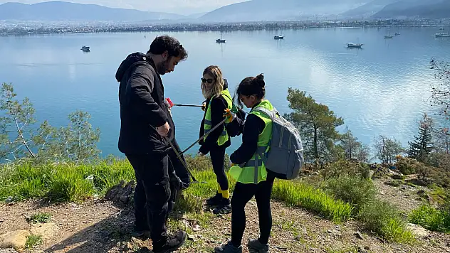 Fethiye Karagözler Yarımada'da temizlik seferberliği oluşturuldu