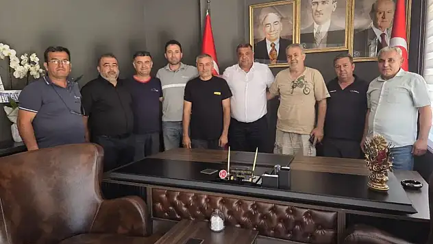 Fethiye Sanayi Esnaflarından MHP İlçe Başkanına Hayırlı Olsun Ziyareti