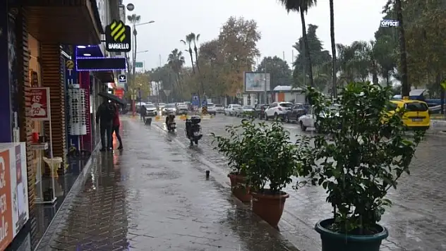 Fethiye'ye 14 kg yağış düştü