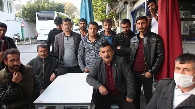 İnşaat İşçileri Bodrum'da Mahsur Kaldı