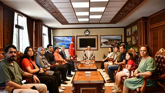 LGS 1'incilerinden Fethiye Kaymakamı Ertaş'a ziyaret