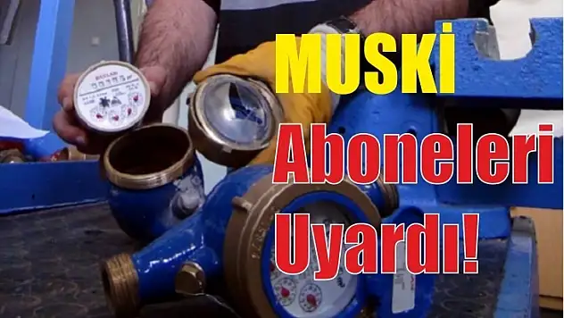 MUSKİ'den Donan Su Saatleri İçin Uyardı Geldi