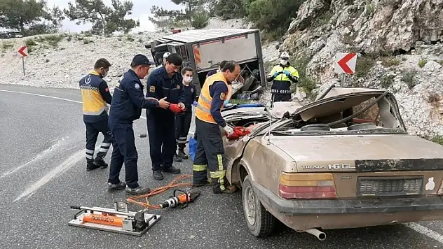 Sakar'da Kaza Meydana Geldi