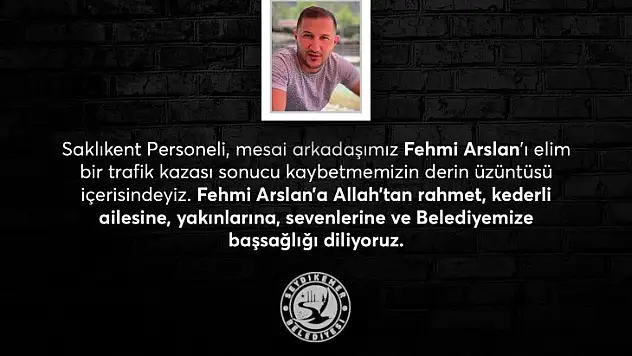 Seydikemer Belediyesi'nin Genç Personeli Kazada Hayatını Kaybetti