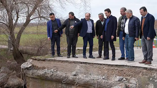 Seydikemer'de sel hasarı: Seki Çayı üzerindeki köprüde inceleme yapıldı