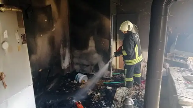 Seydikemer'de Ev Yangını