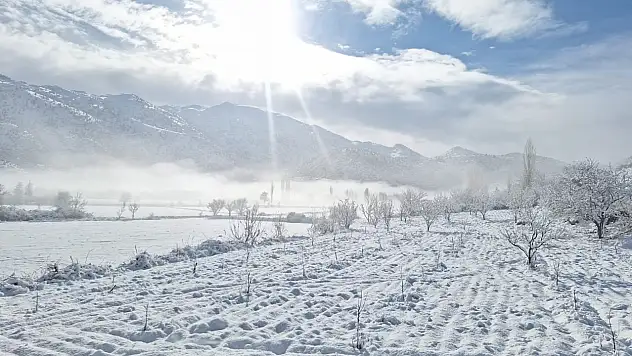 Yayla Zorlar'da kış güzelliği