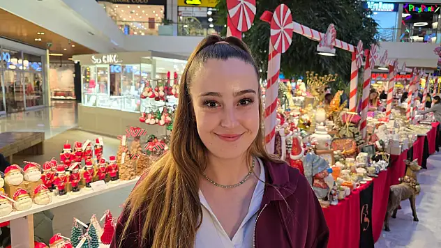 Yeni yıl stantlarına yoğun ilgi: Doğal mumlar dikkat çekiyor