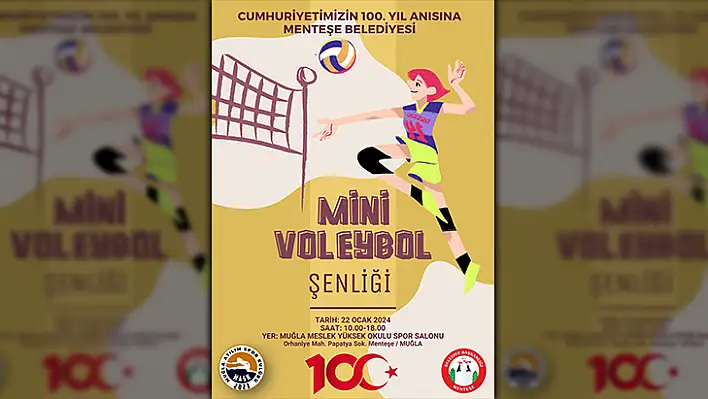 100. Yıl Voleybol Şenliği Başlıyor