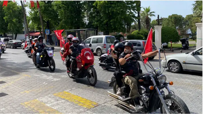 19 Mayıs motosiklet konvoyu düzenlendi