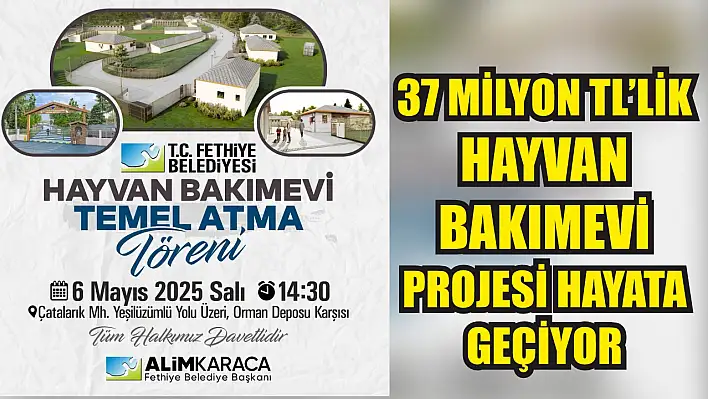 37 Milyon TL'lik Hayvan Bakımevi Projesi Hayata Geçiyor