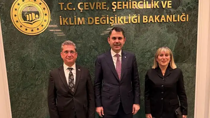 AK Parti Muğla İl Başkanı Haluk Laçin, Çevre Şehircilik ve İklim Değişikliği Bakanı Murat Kurum'u Ziyaret Etti